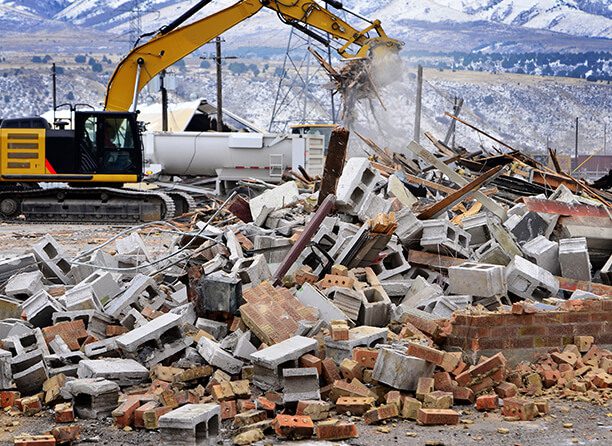 concrete debris